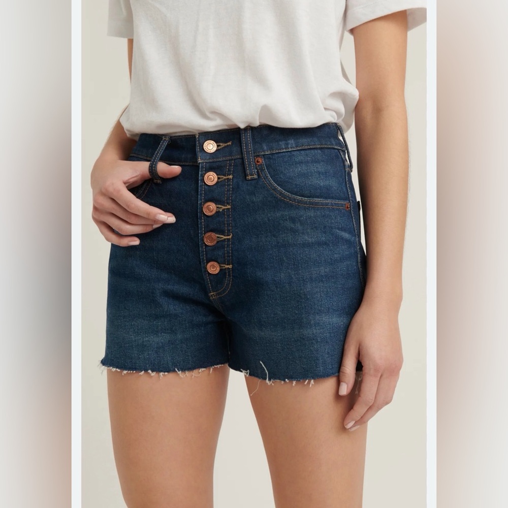 Lucky Brand 8/29 Lucky Pins Denim Blue Women's Shorts
